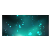 Antieke skeletsleutels op groene achtergrond reclamekaart (Achterkant)