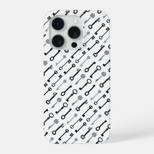 Antieke Skeletsleutels Patroon iPhone 15 Pro Case