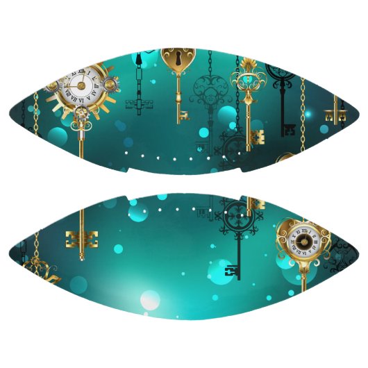 Antieke skelettoetsen op groene achtergrond american football (Panelen)