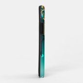 Antieke skelettoetsen op groene achtergrond Case-Mate iPhone case (Achterkant/rechts)