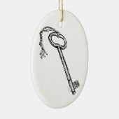 Antieke Sleutel Keramisch Ornament (Rechts)