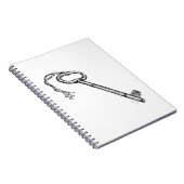 Antieke Sleutel Notitieboek (Rechterzijde)
