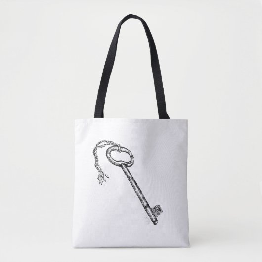 Antieke Sleutel Tote Bag (Voorkant)