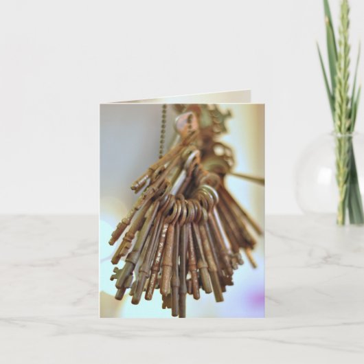 Antieke Sleutels Kaart (Voorkant)