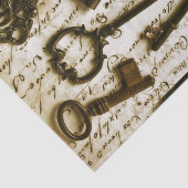 Antieke Sleutels Tissuepapier (Detail)