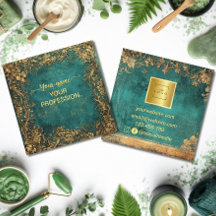 Antieke smaragdgroene goud en zwart
