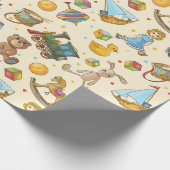 Antieke Speelgoed Cadeaupapier (Hoek)