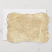 Antieke spin hangend aan tak kaart (Achterkant)