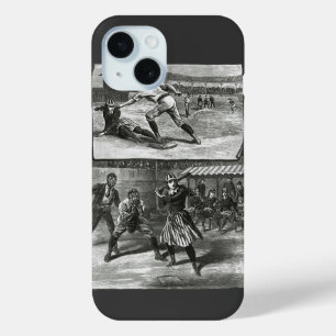 Antieke sport, Victoriaanse honkbalteams voor vrou iPhone 15 Case