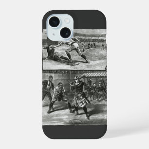Antieke sport, Victoriaanse honkbalteams voor vrou iPhone 15 Hoesje