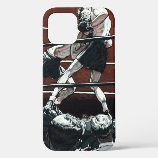 Antieke sportboksen, boksers vechten in de ring Case-Mate iPhone case (Achterkant)