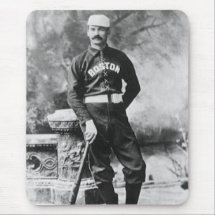 Antieke sportfoto, Boston-honkbalspeler Muismat