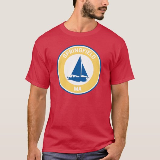 Antieke Springfield Massachusetts T-shirt (Voorkant)