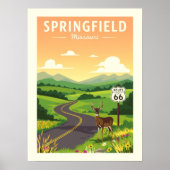 Antieke Springfield Missouri Poster (Voorkant)