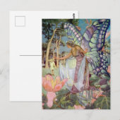 Antieke Sprookjeskoningin Ansichtkaart Briefkaart (Voorkant / Achterkant)