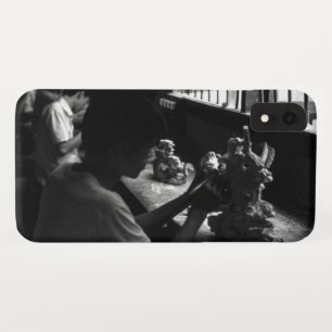 Antieke stenen beeldhouwwerkplaats in Guilin, Chin Case-Mate iPhone Case