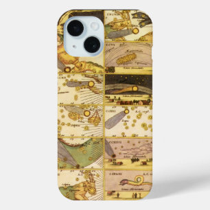Antieke sterrenbeelden, antieke astronomie en ster iPhone 15 case