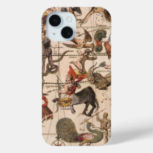 Antieke sterrenkaart van Backer en Broen iPhone 15 Case