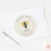 Antieke stijl Bij Honing Pot label (Envelop)
