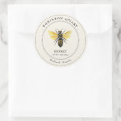 Antieke stijl Bij Honing Pot label (Tas)