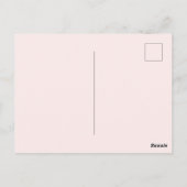 Antieke Stijl Bloemendruk Briefkaart (Achterkant)