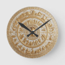Antieke stijl porseleinen Achilles schild