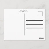 Antieke Stof Roos Briefkaart (Achterkant)