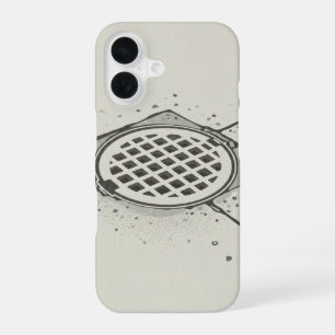 Antieke Straat Afvoerdeksel iPhone 16 Hoesje