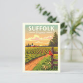 Antieke Suffolk Virginia Briefkaart (Staand voorkant)