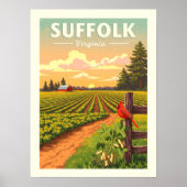 Antieke Suffolk Virginia Poster (Voorkant)