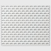 Antieke tandemfiets cadeaupapier (Vlak)