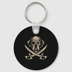Antieke Tarief Sint Bernard Kruisbeenderen Hond Li Sleutelhanger