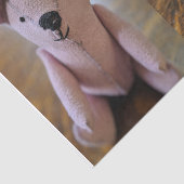 Antieke teddybeer foto tissuepapier (Detail)