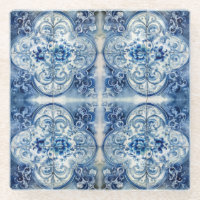 Antieke tegel in Delfts Blauw