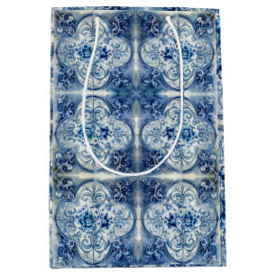 Antieke tegel in Delfts Blauw  Medium Cadeauzakje