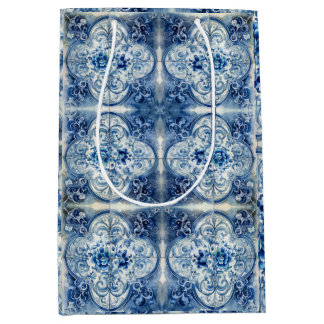 Antieke tegel in Delfts Blauw Medium Cadeauzakje