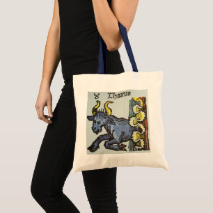 Antieke Tekens van de Dierenriem, Antieke Stier St Tote Bag