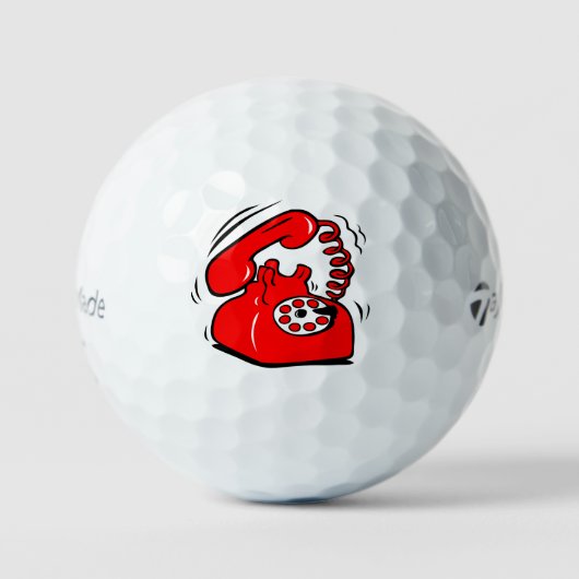 Antieke Telefoon Golf Golfballen (Voorkant)