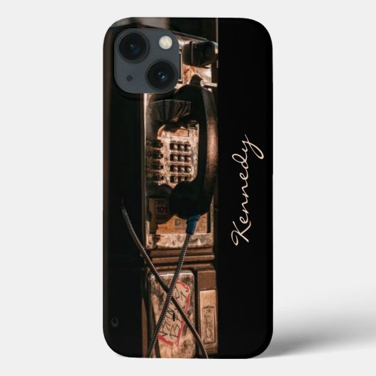 antieke telefoon telefoonhoorn retro oudheidklassi Case-Mate iPhone case (Achterkant)