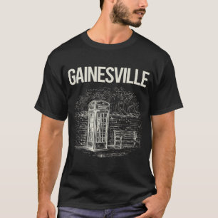Antieke telefooncel Gainesville T-shirt