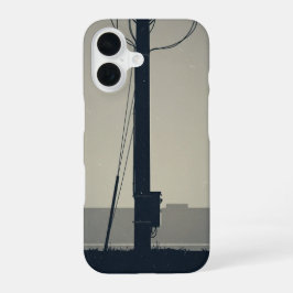 Antieke telefoonpaalvoet iPhone 16 hoesje