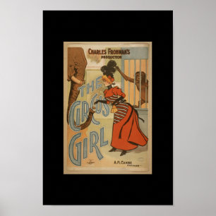 Antieke Theaterposters het Circusmeisje Poster