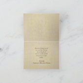 Antieke Theevlekken Vintage Bedankkaartjes op Maat Bedankkaart (Binnen)