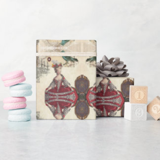 Antieke thema feest verjaardag Marie Antoinette Pa Cadeaupapier