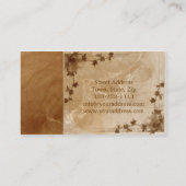 Antieke & thuisdecor Winkelkaart voor  lampen Visitekaartje (Achterkant)