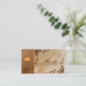 Antieke & thuisdecor Winkelkaart voor  lampen Visitekaartje (Staand voorkant)