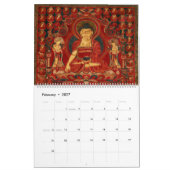 Antieke Tibetaanse Thangkas Kalender (Feb 2027)