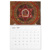 Antieke Tibetaanse Thangkas Kalender (Mar 2027)