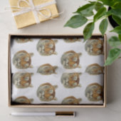 Antieke Tijgerkop Tissuepapier (Geschenk)