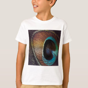 Antieke tinten Pauwveer Oog T-shirt
